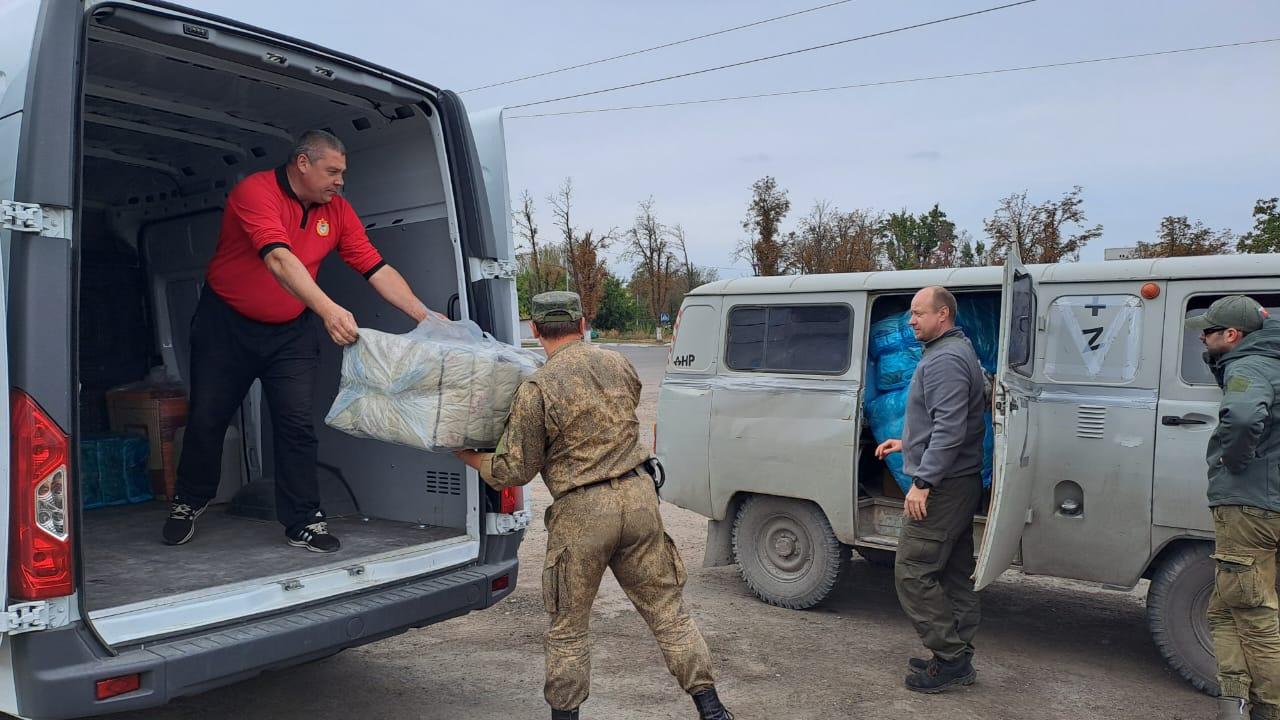 Гуманитарный груз от ЦСКА/Ростов-на-Дону доставлен в Волноваху