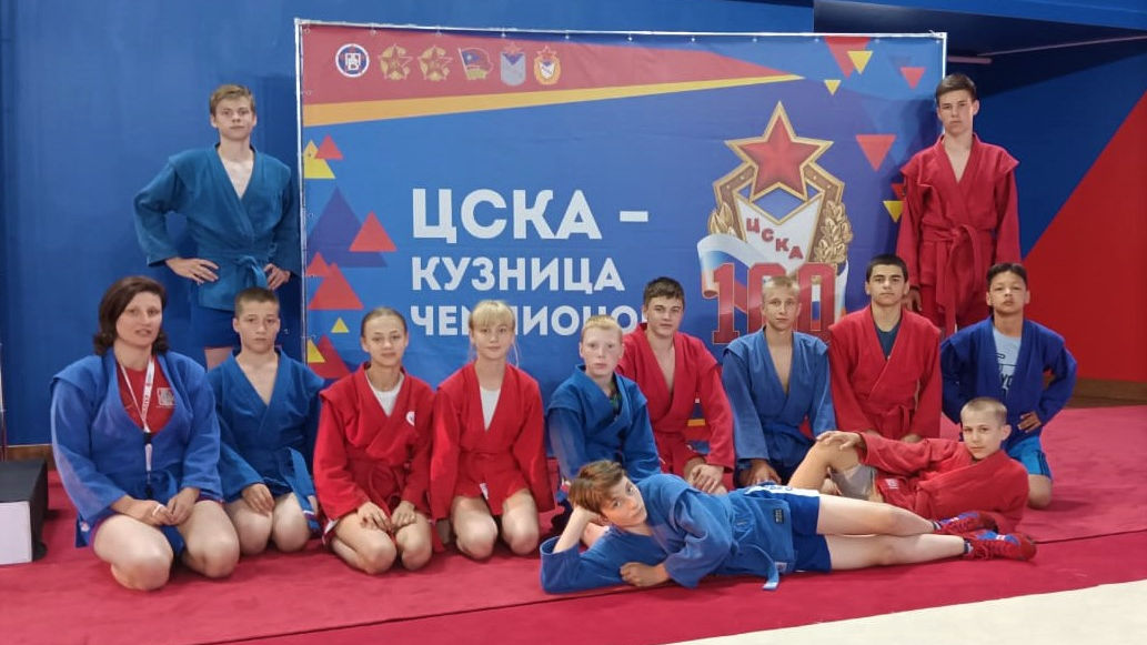 Юные самбисты СШ (комплексная г. Одинцово) провели тренировочные сборы в Геленджике