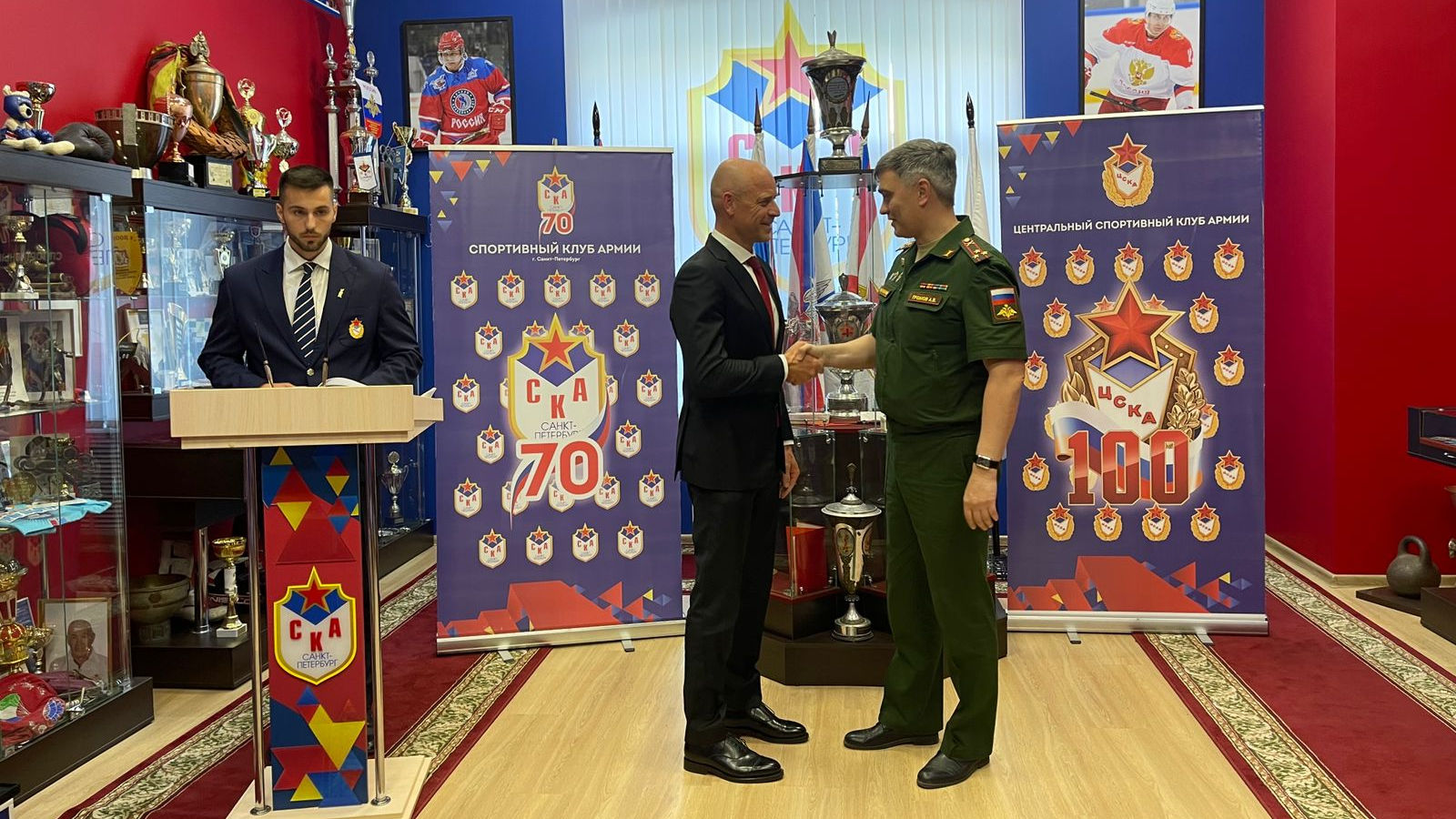 Начальник ЦСКА полковник Артём Громов посетил филиал ЦСКА г. Санкт-Петербург