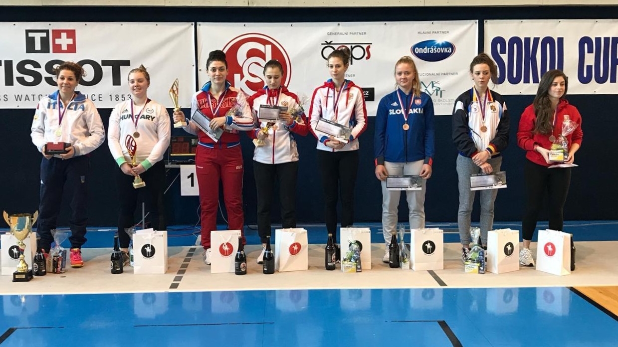 Рапиристка ЦСКА Камилла Цибирова стала обладательницей «бронзы» Европейского молодежного цикла