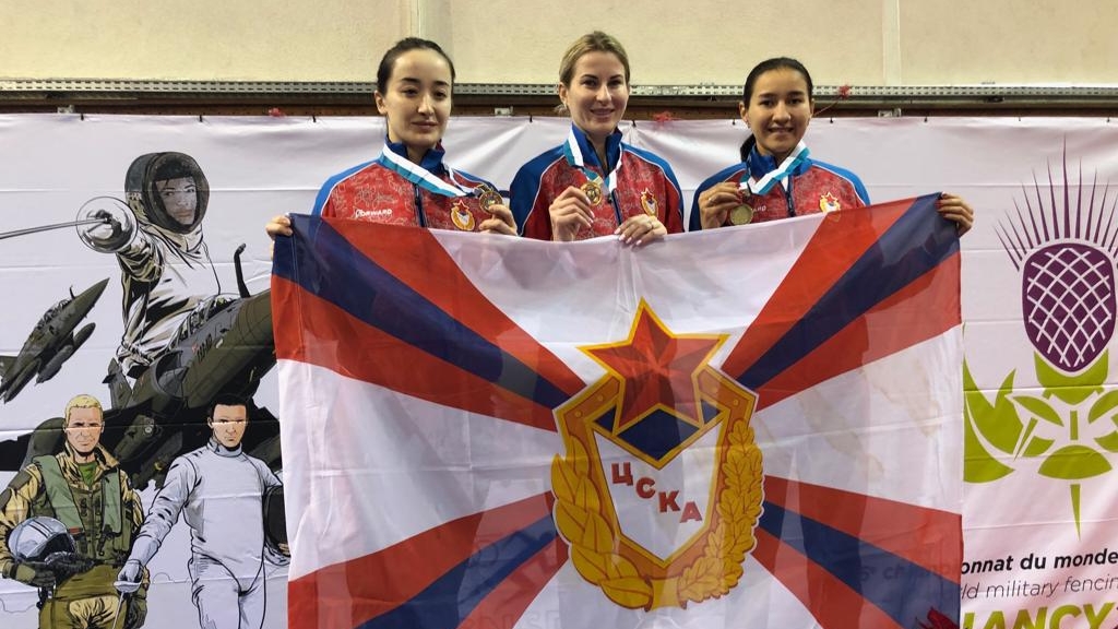 Армейские фехтовальщики завоевали четыре награды в первый день чемпионата мира среди военнослужащих