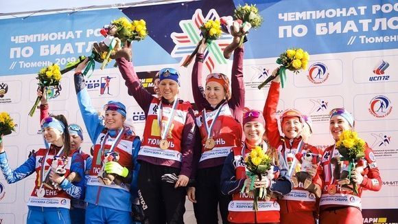 Биатлонистки ЦСКА Ирина Казакевич и Светлана Миронова завоевали «серебро» в эстафете на чемпионате России