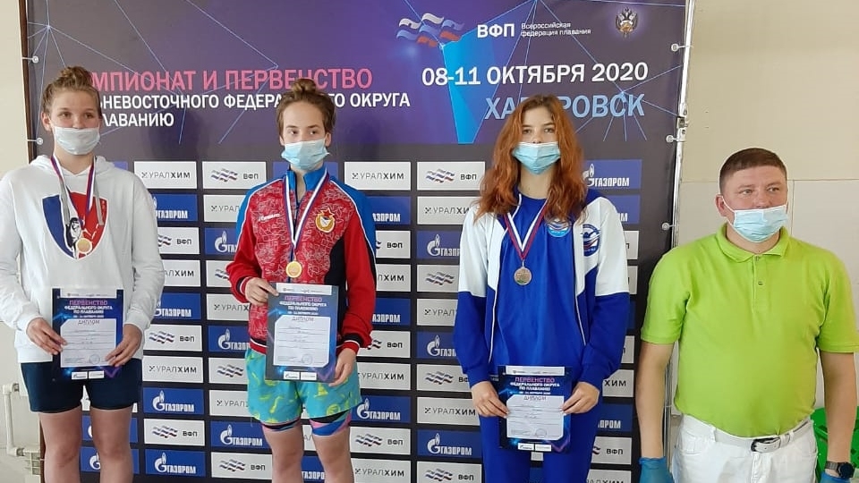 На Первенстве ДФО по плаванию воспитанница СШ (ОРК) филиала ЦСКА/Хабаровск Наталья Баранова завоевала «золото»