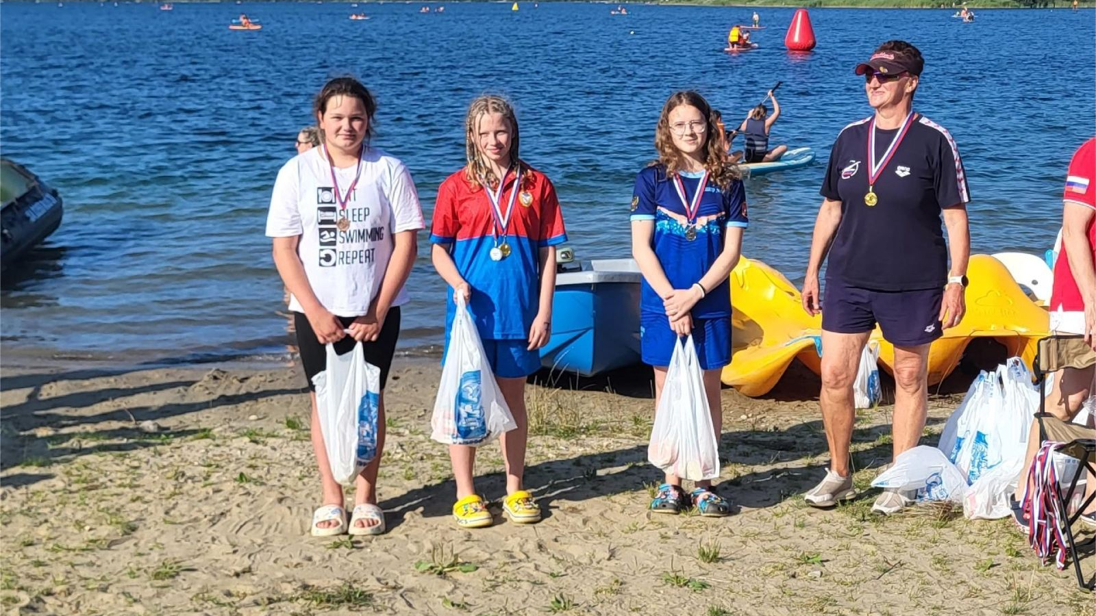 Воспитанники спортивной школы города Калининграда филиала ЦСКА/Санкт-Петербург стали призёрами международного проплыва на открытой воде «Янтарная миля»
