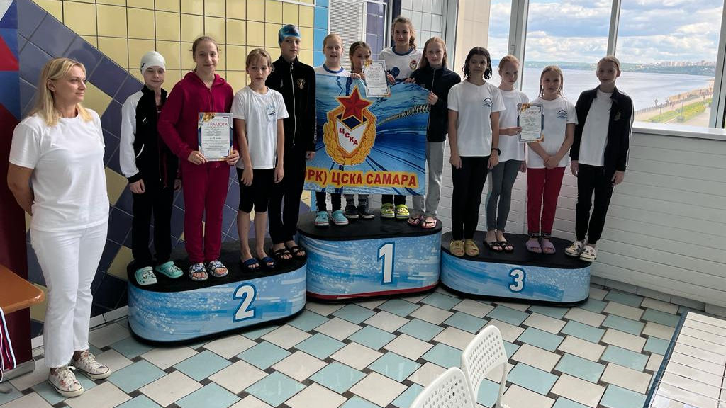 Настоящие бойцы. Воспитанники ЦСКА/Самара завоевали 7 золотых наград на турнире по плаванию в честь 100-летия Министерства спорта Российской Федерации