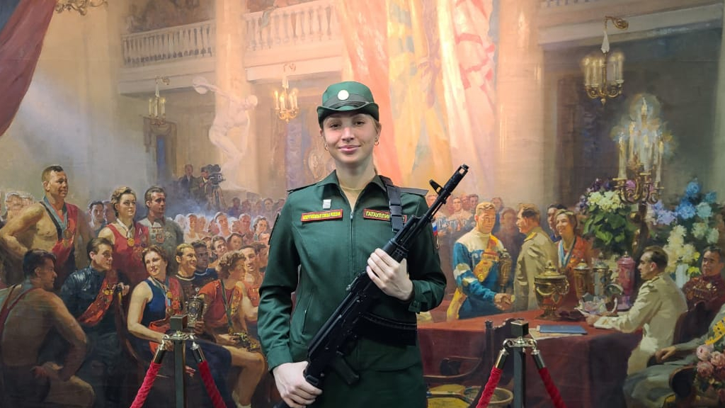 Легкоатлетка ЦСКА Аксана Гатауллина приняла военную присягу