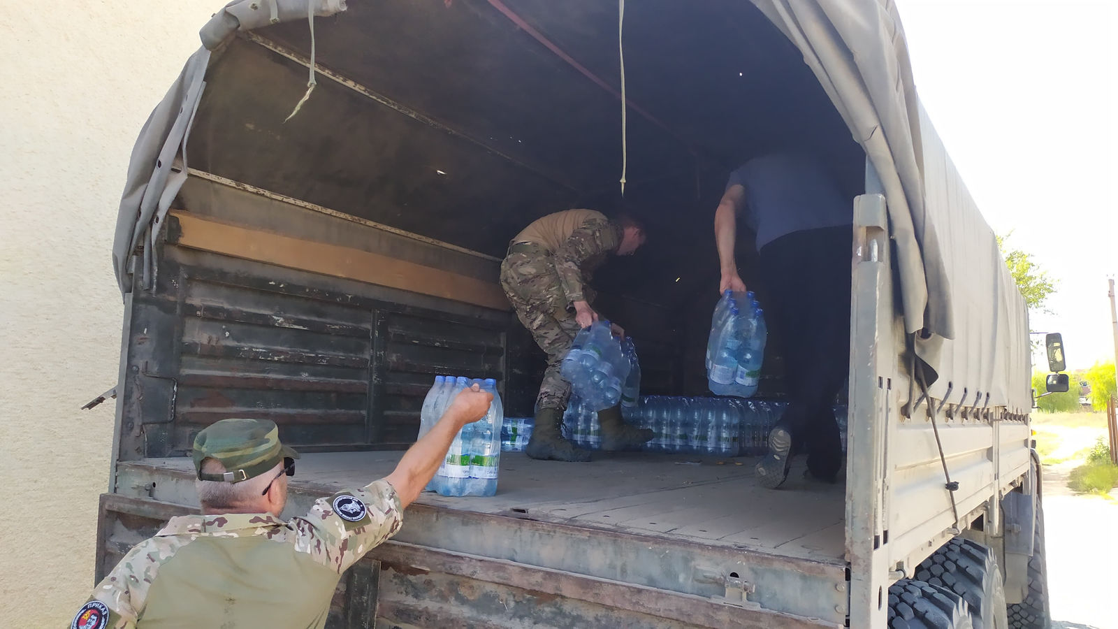 Представители филиала ЦСКА (г. Севастополь) доставили очередную партию гуманитарного груза в Херсонскую область