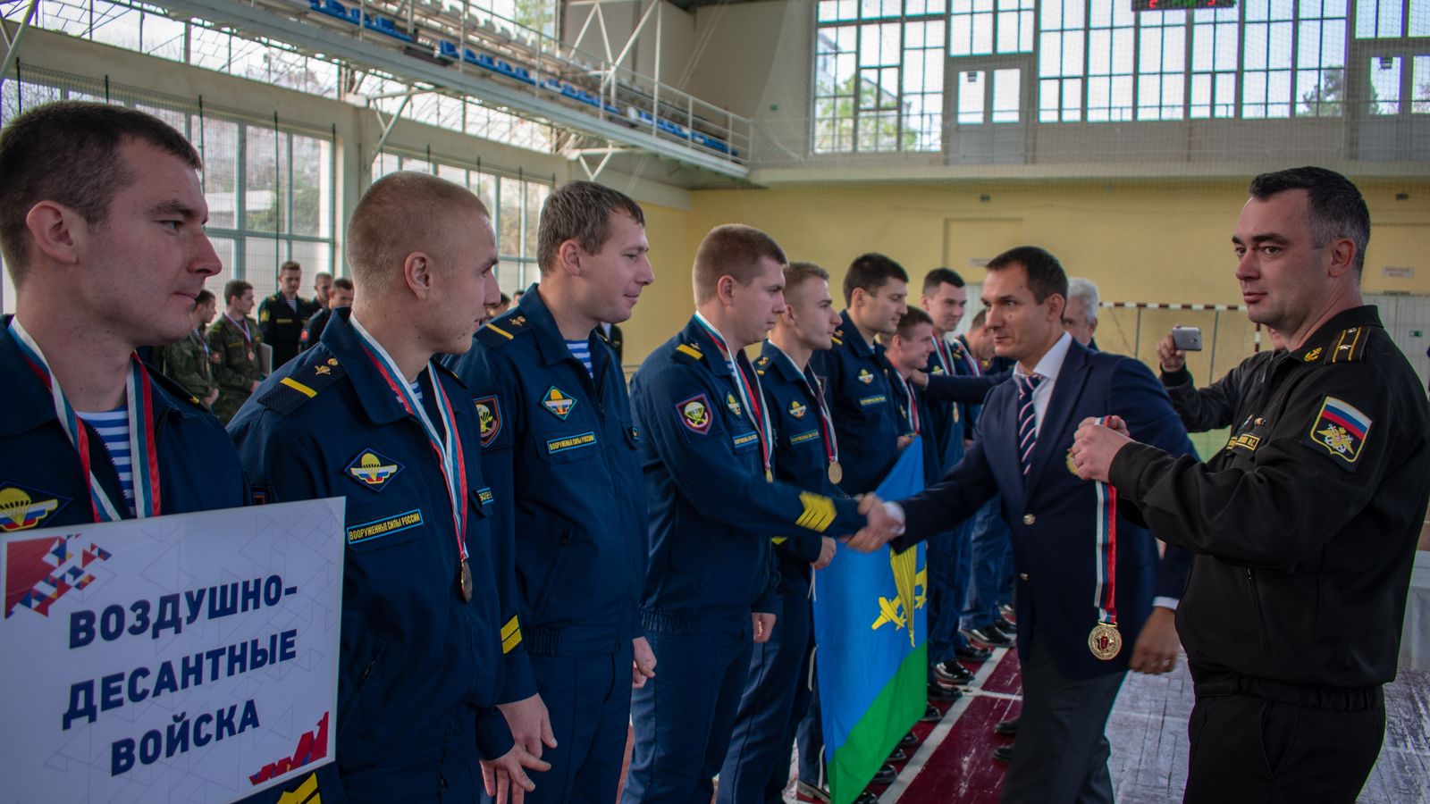 Сборная команда Воздушно-десантных войск - чемпион Вооруженных Сил Российской Федерации по мини-футболу