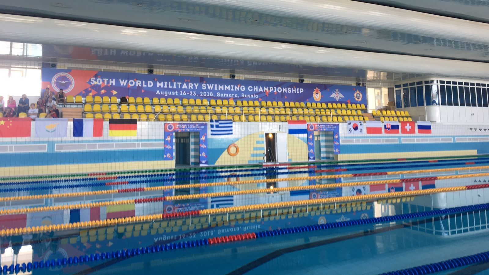 В Самару прибыли все участники 50-го чемпионата мира CISM по плаванию