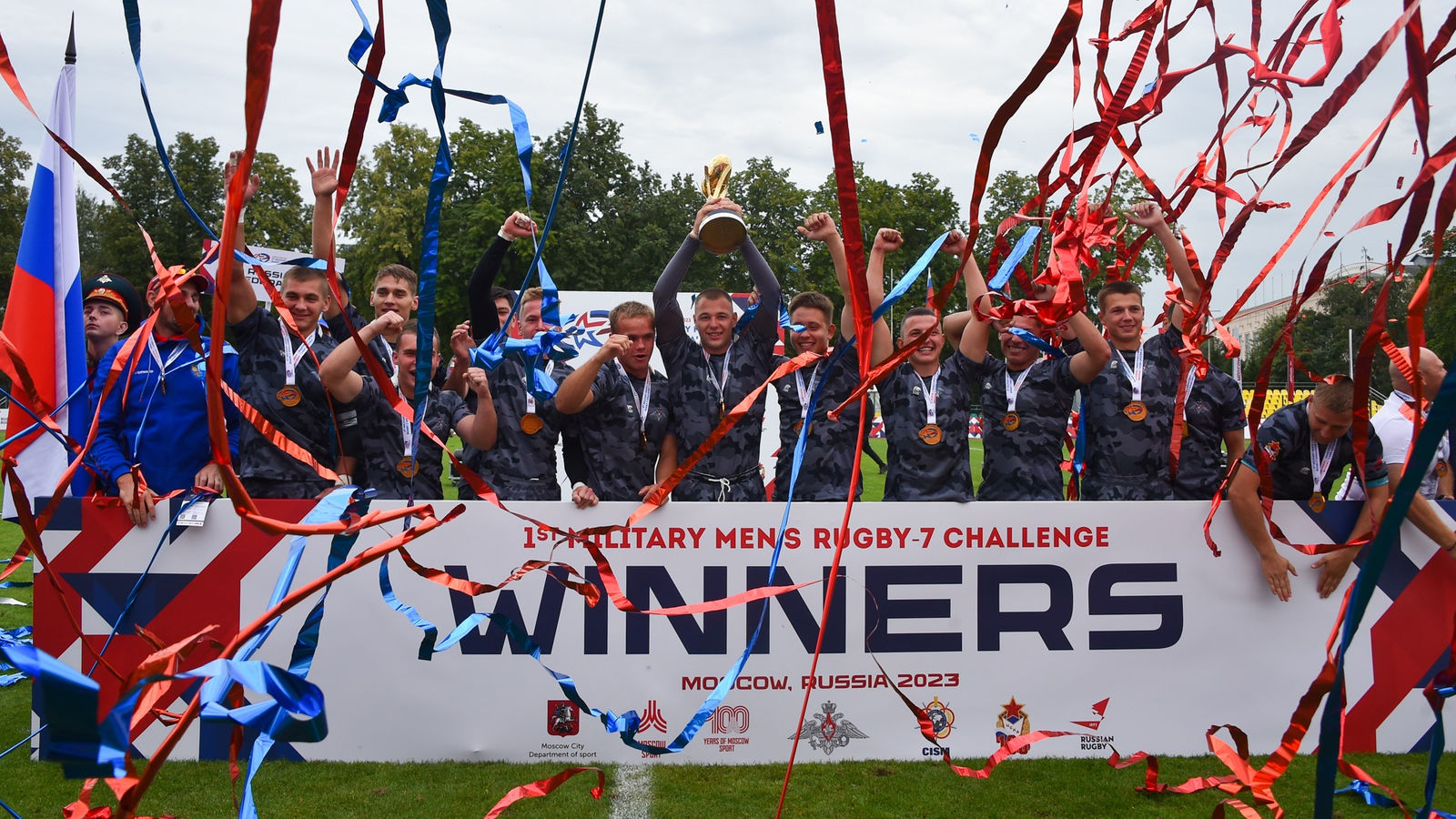 Сборная Вооруженных Сил России стала первым чемпионом в истории чемпионата Международного совета военного спорта по регби-7