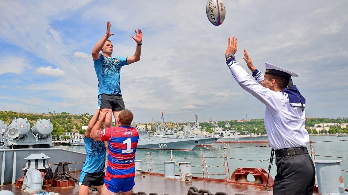 Пресс-тур «Кубок командующего Черноморским флотом по регби-7»