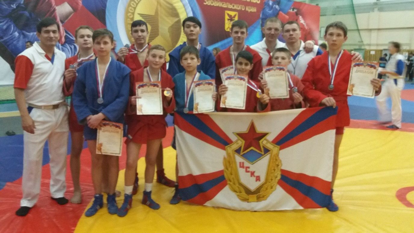 Самбисты ЦСКА/Хабаровск завоевали три золотые медали чемпионата Забайкальского края