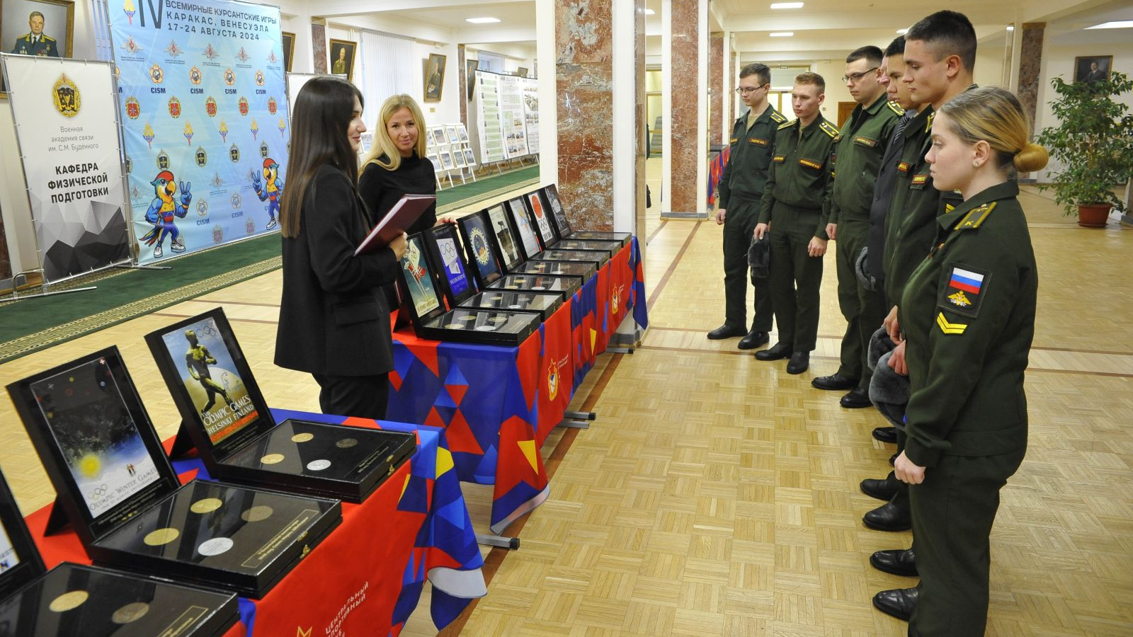 ФИЛИАЛ ЦСКА/САНКТ-ПЕТЕРБУРГ ОРГАНИЗОВАЛ ВЫСТАВКУ ПОСВЯЩЕННУЮ ИСТОРИИ ОЛИМПИЙСКИХ ИГР