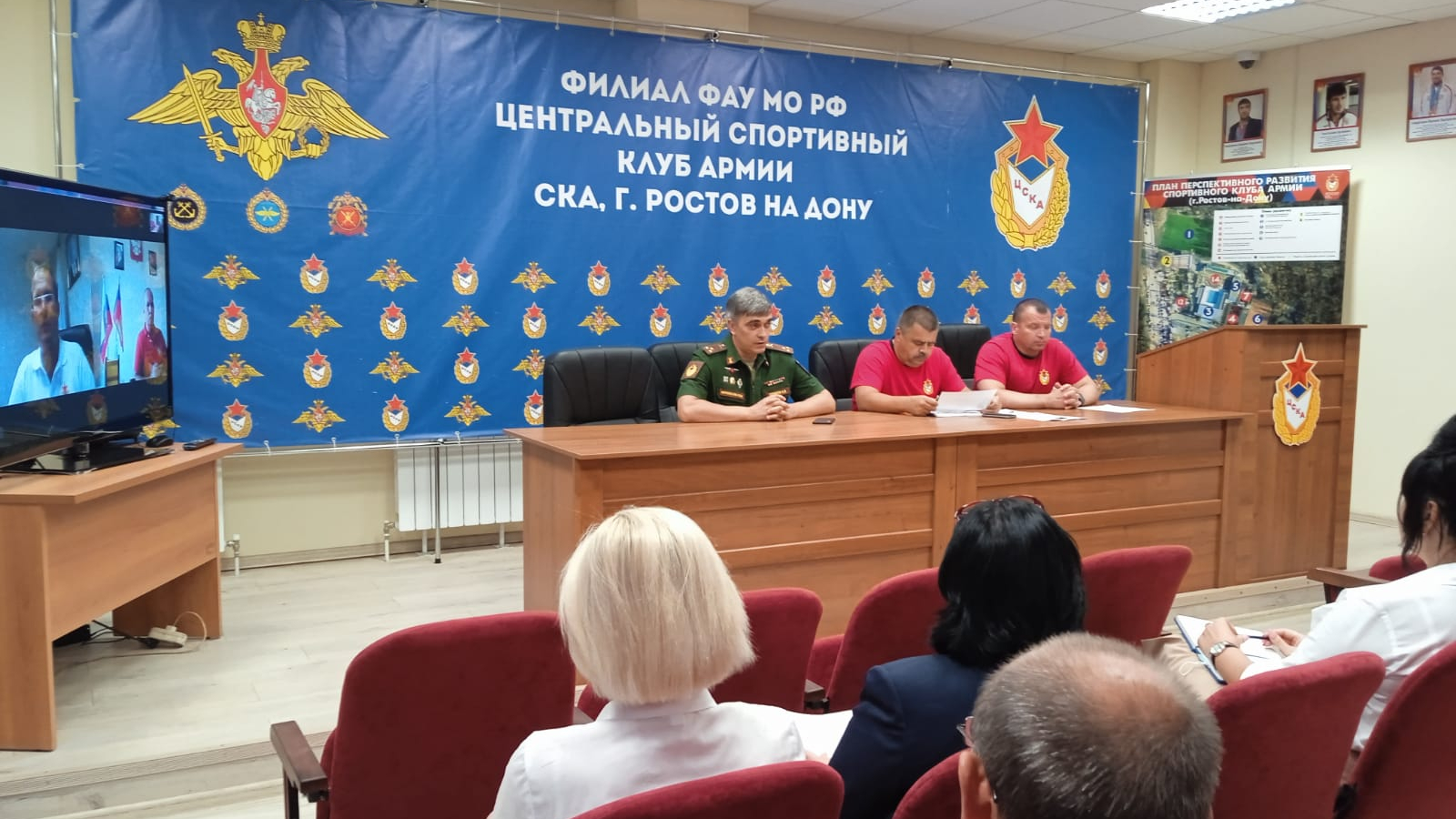 Начальник ЦСКА полковник Артем Громов посетил с рабочим визитом филиал ЦСКА г. Ростов-на-Дону