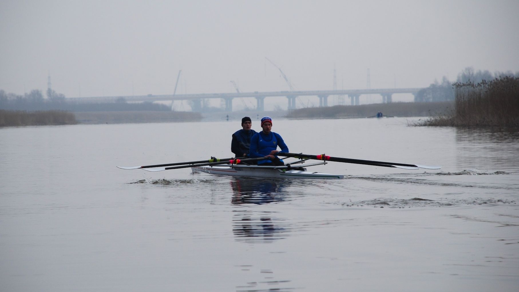 Гребцы ЦСКА проводят зимнюю подготовку на базе ЦСКА/Калининград
