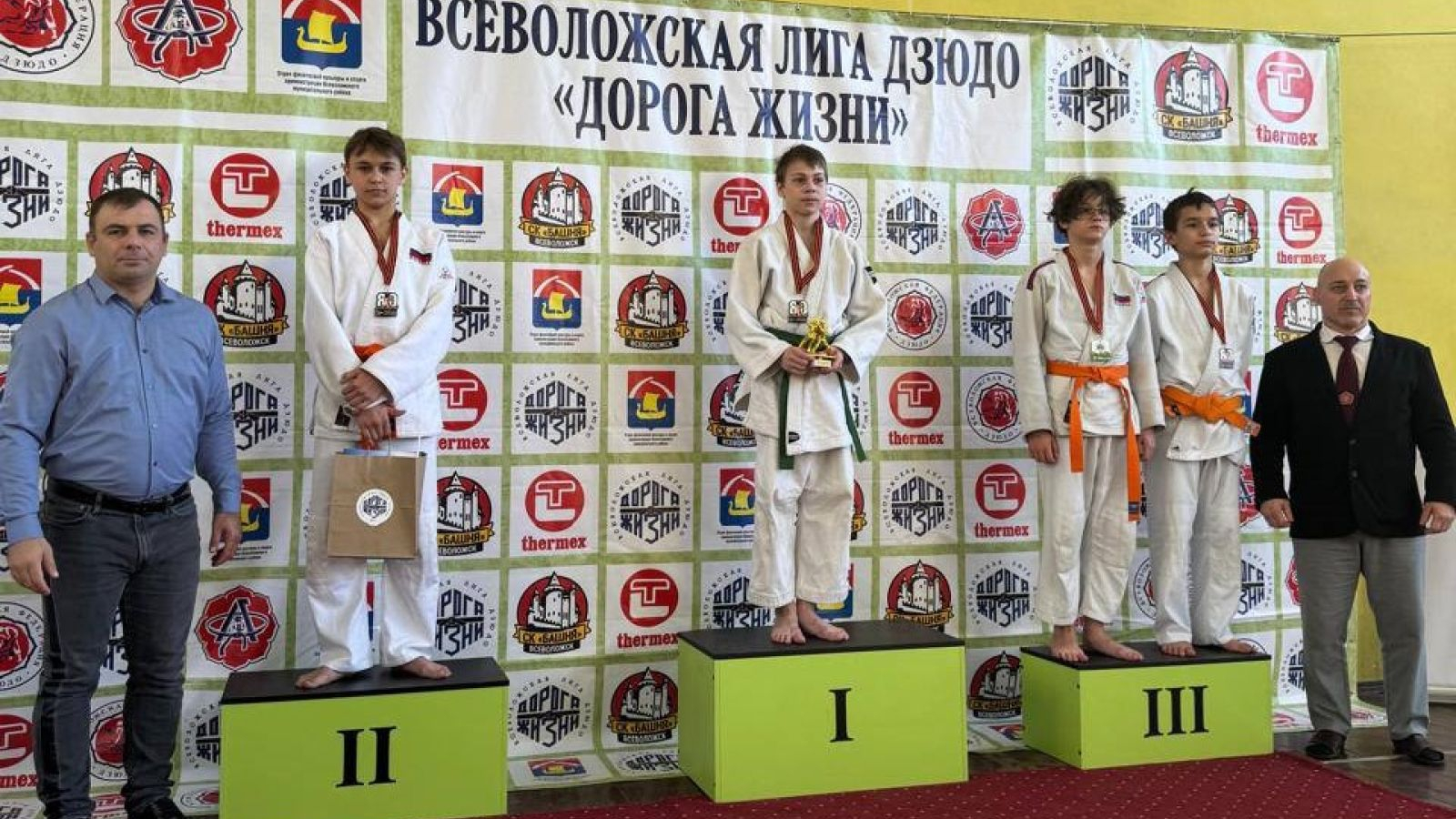 Питерские дзюдоисты — призеры II этапа лиги «Дорога жизни»