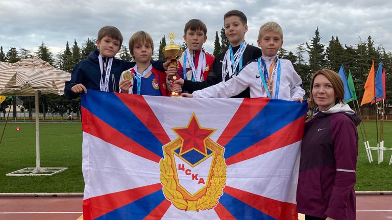 Юные легкоатлеты ЦСКА удачно выступили на «Шиповке юных» в Адлере