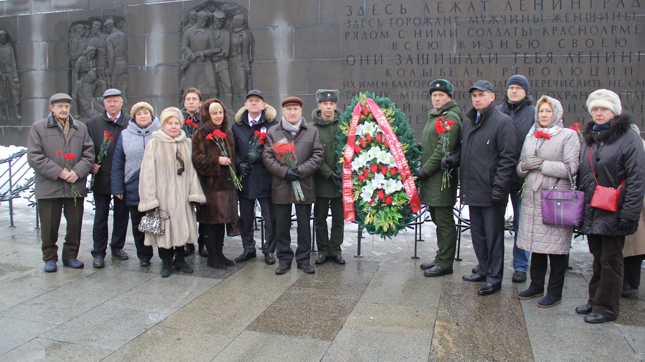 Делегация филиала ЦСКА/Санкт-Петербург почтила память жертв блокады Ленинграда