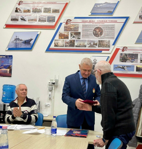 Ветерану спорта севастопольского филиала ЦСКА вручили медаль Министерства обороны РФ
