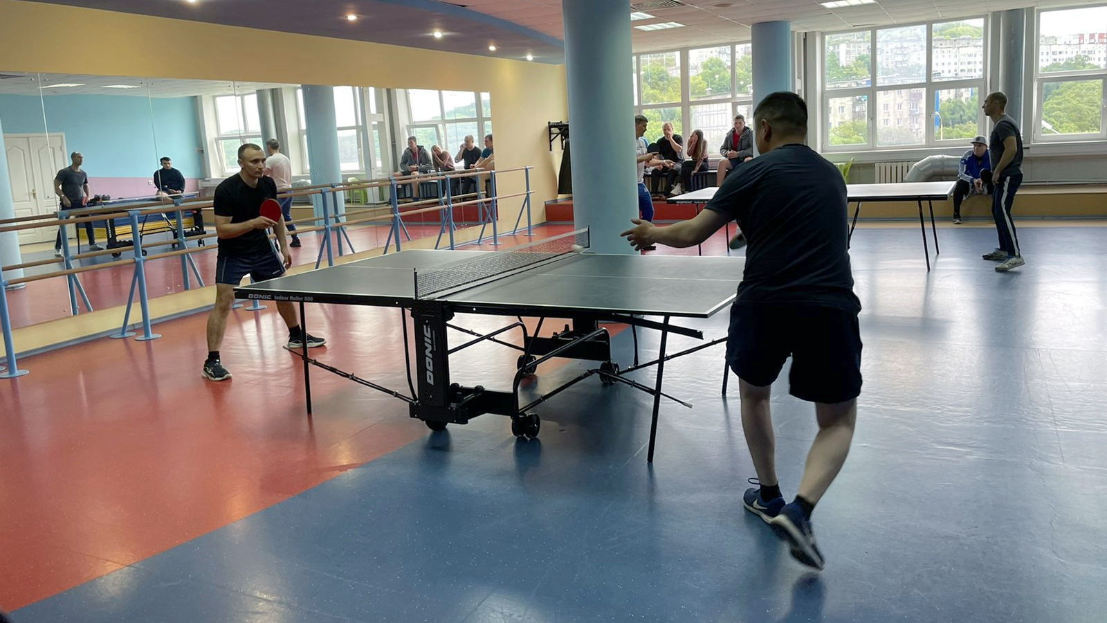 В  честь Дня физкультурника в СК «Океан» (г. Вилючинск) филиала ЦСКА/Хабаровск прошли соревнования по настольному теннису