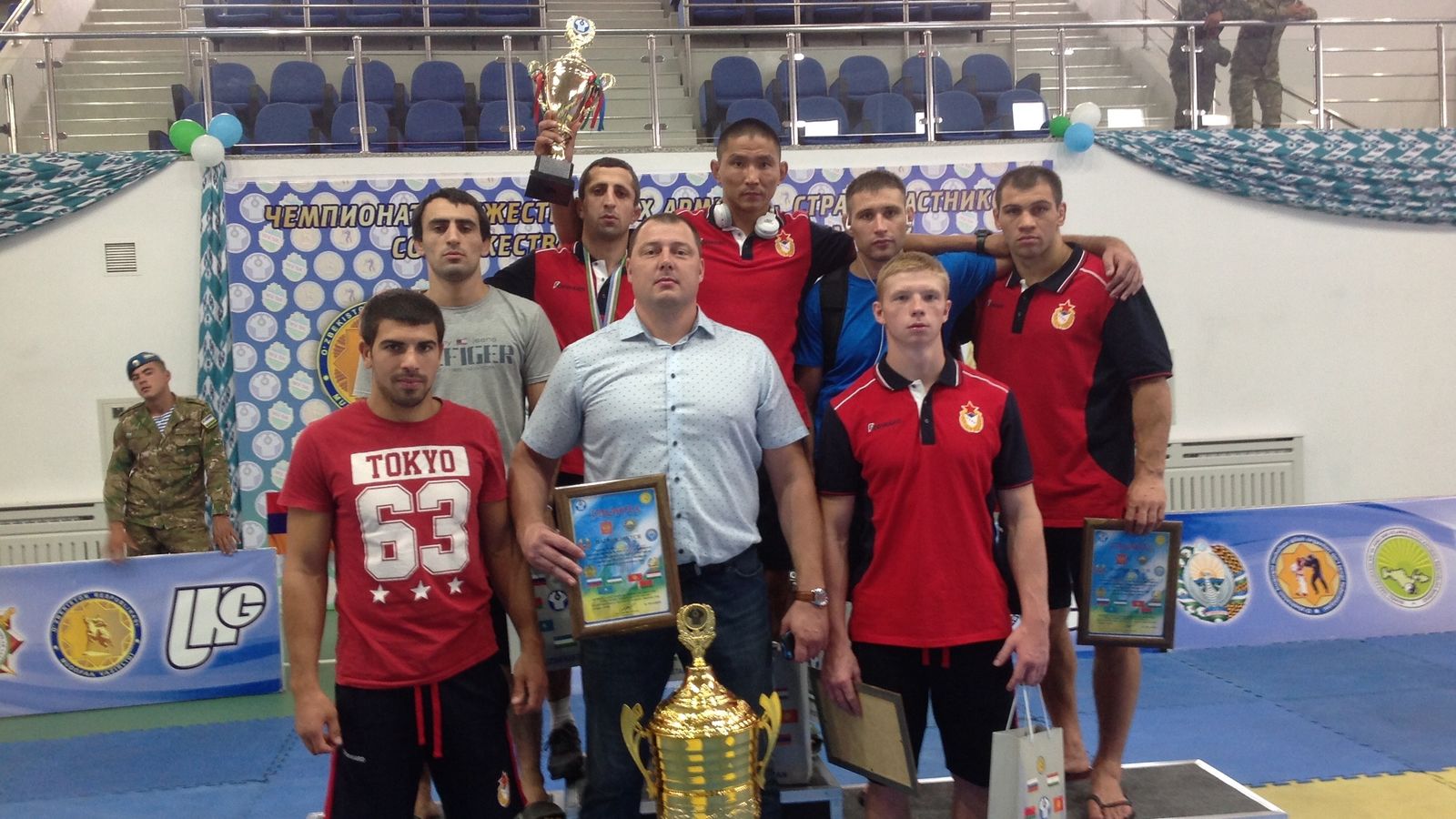 Сборная Вооруженных Сил Российской Федерации по армейскому рукопашному бою стала второй на чемпионате Содружества Независимых Государств