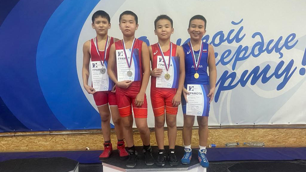Две золотые и две серебряные медали у воспитанников спортшколы «ЦСКА-Хакасия» самарского филиала ЦСКА на Первенстве Республики Хакасия по вольной борьбе