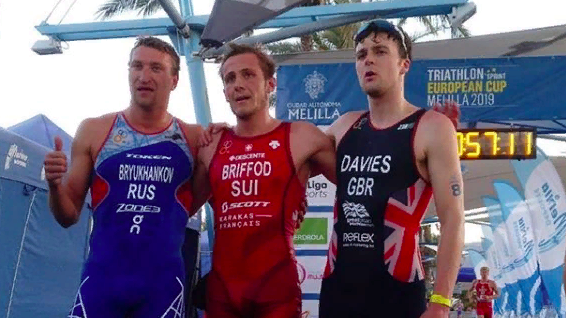 Спортсмен ЦСКА Александр Брюханков стал вторым на ETU этапе кубке Европы по триатлону