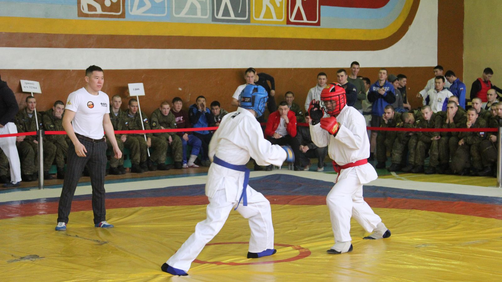 На базе УСК ЦСКА под Улан-Удэ проходит открытый чемпионат в/ч 32364 по армейскому рукопашному бою
