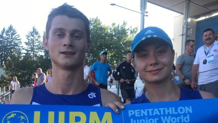 Пятиборка ЦСКА Ксения Фральцова выиграла «золото» в смешанной эстафете на юниорском первенстве мира