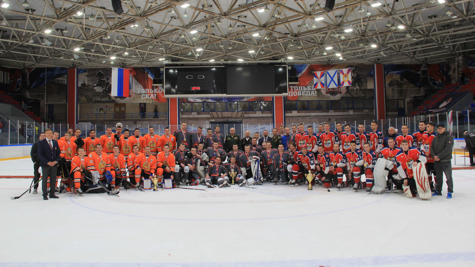 Команда Центрального военного округа - победитель чемпионат Вооруженных Сил РФ по хоккею с шайбой