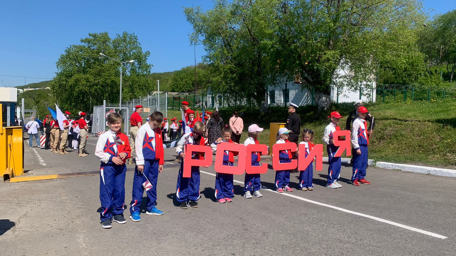 Юнармейцы СОК (г. Вилючинск) филиала ЦСКА/Хабаровск приняли участие в праздничной программе в честь Дня России