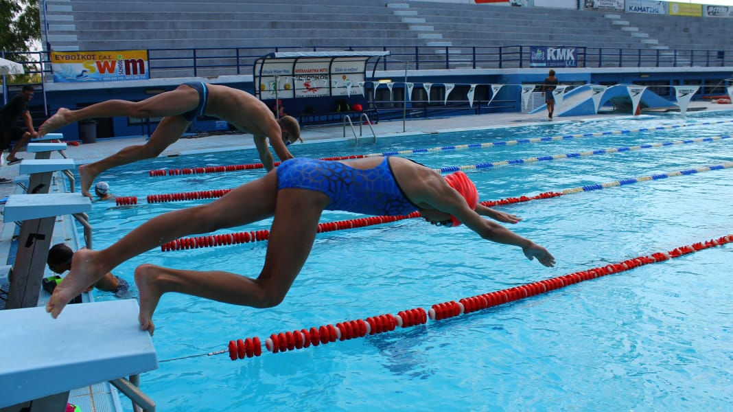 Воспитанники спортивной школы ЦСКА (г. Ростов-на-Дону) принимают участие в учебно-тренировочном сборе по плаванию в п. Якорная щель (Краснодарский край)