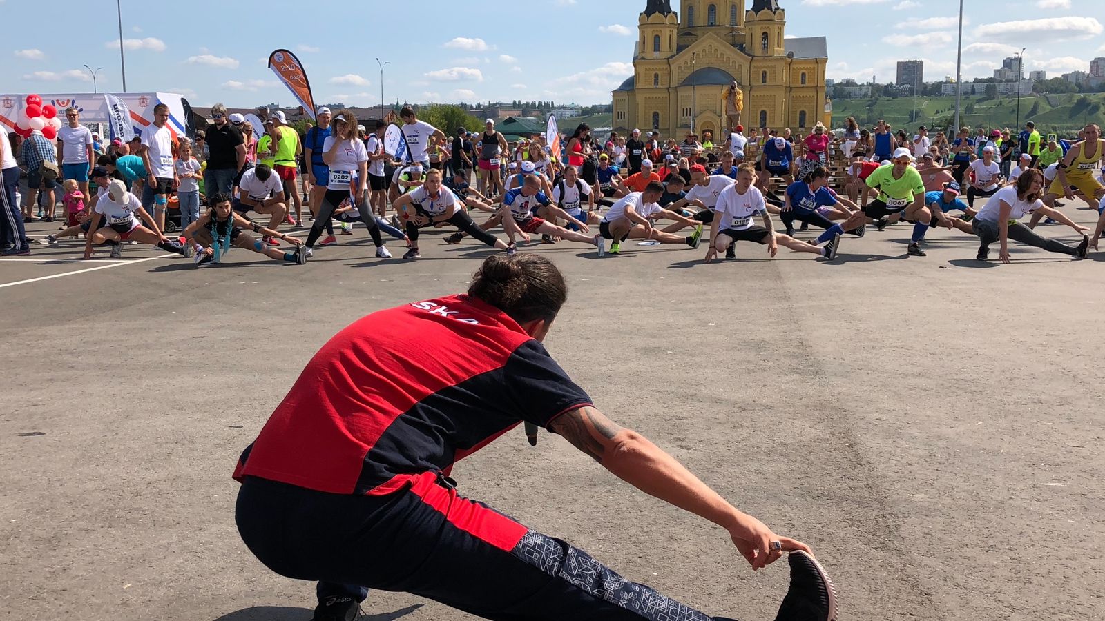 Команда ЦСКА приняла участие в спортивном фестивале «Прокачай себя»