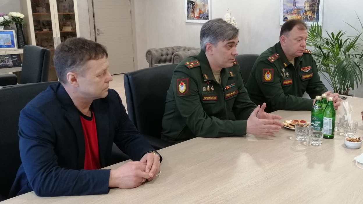 Начальник ЦСКА полковник Артем Громов провел рабочие встречи по подготовке к III Всемирным курсантским играм