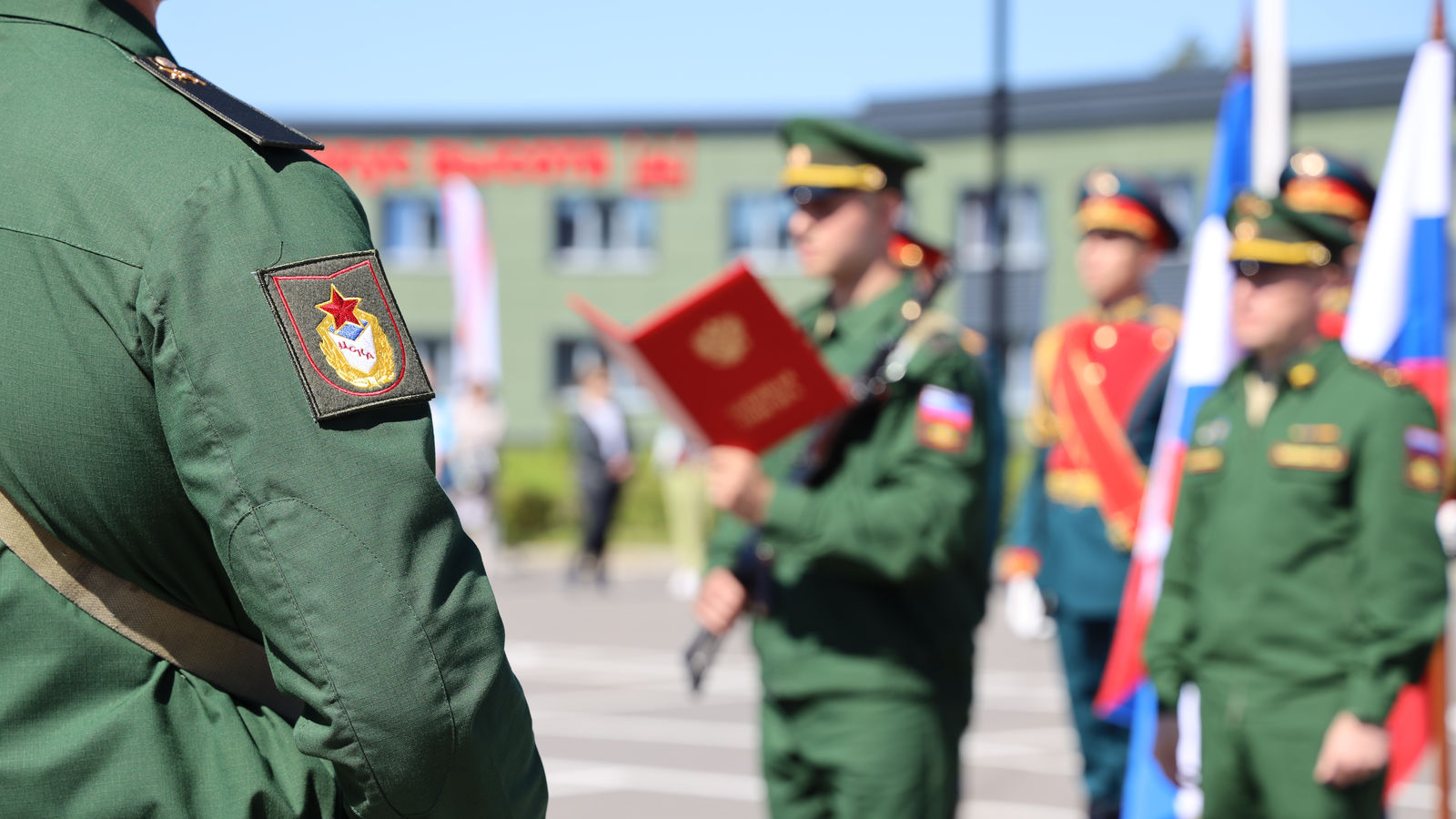 В УМЦ «Авангард» прошла церемония приведения к Военной присяге новобранцев московских спортивных рот ЦСКА