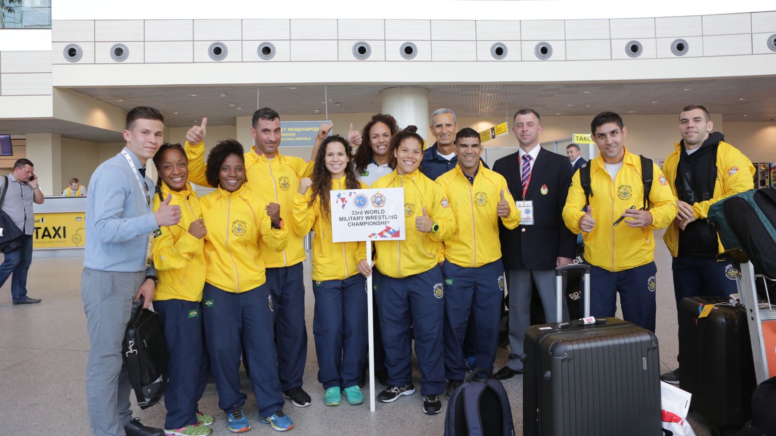 В Москву прибывают спортивные делегации для участия в чемпионате мира среди военнослужащих по спортивной борьбе