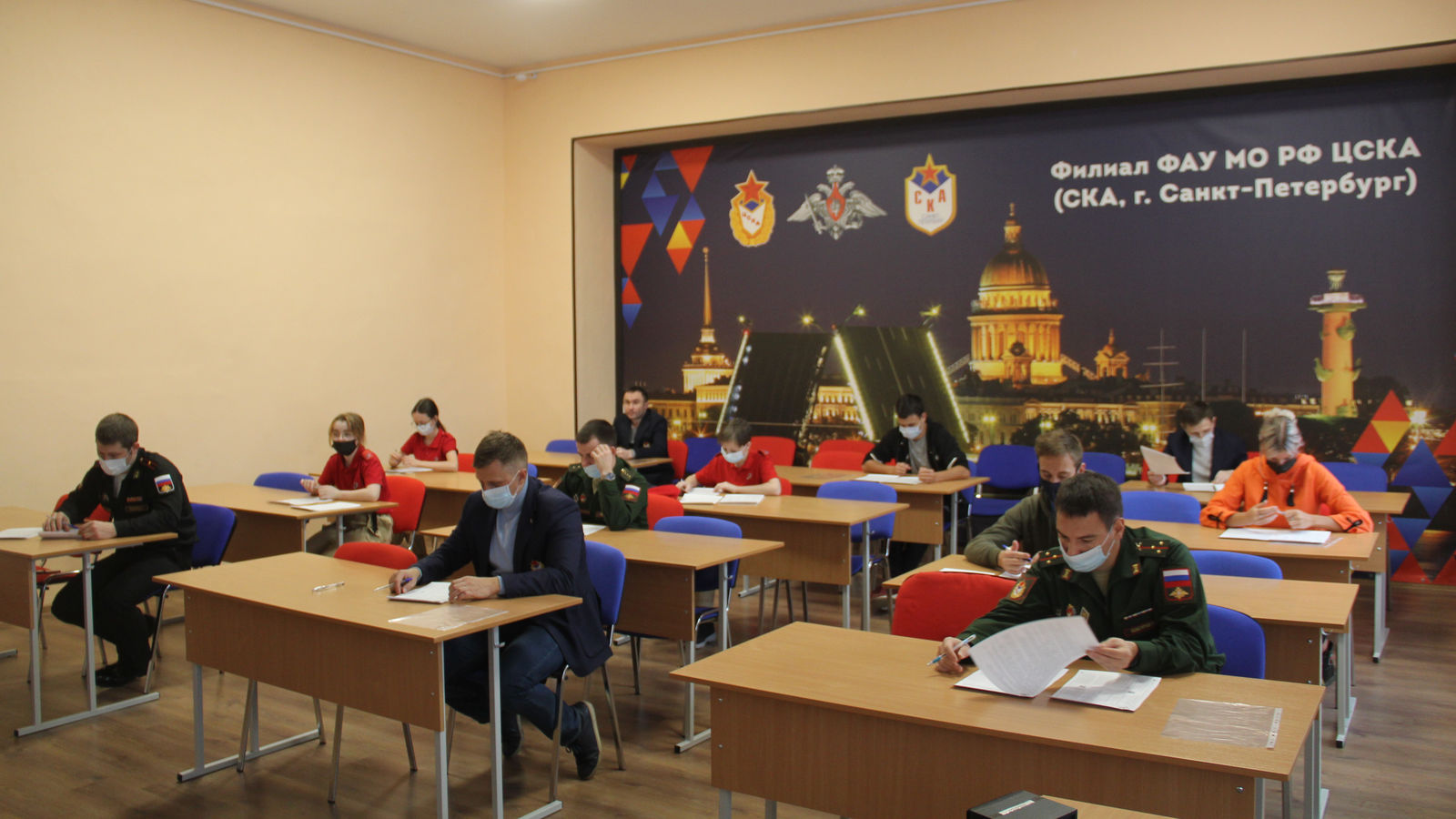 Филиал ЦСКА (СКА г. Санкт-Петербург) принял участие в проведении Географического диктанта