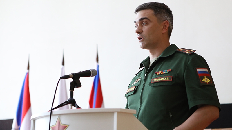 Статс-секретарь – заместитель министра обороны РФ Николай Панков представил нового начальника ЦСКА