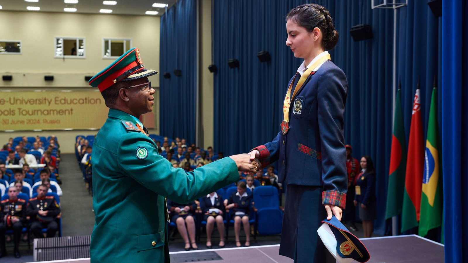 ПЕРВАЯ ЦЕРЕМОНИЯ НАГРАЖДЕНИЯ ДОВУЗОВСКИХ ИГР CISM ПРОШЛА В ТУЛЬСКОМ СУВОРОВСКОМ УЧИЛИЩЕ