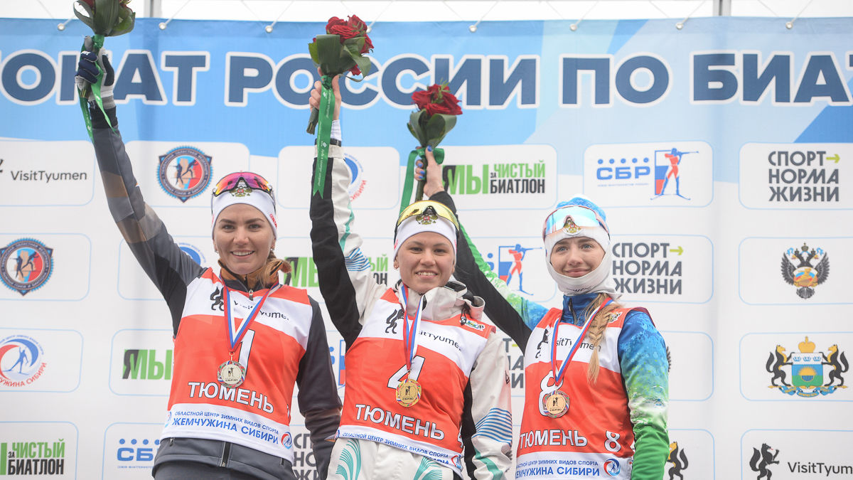Армейские биатлонисты завоевали 14 наград на чемпионате России