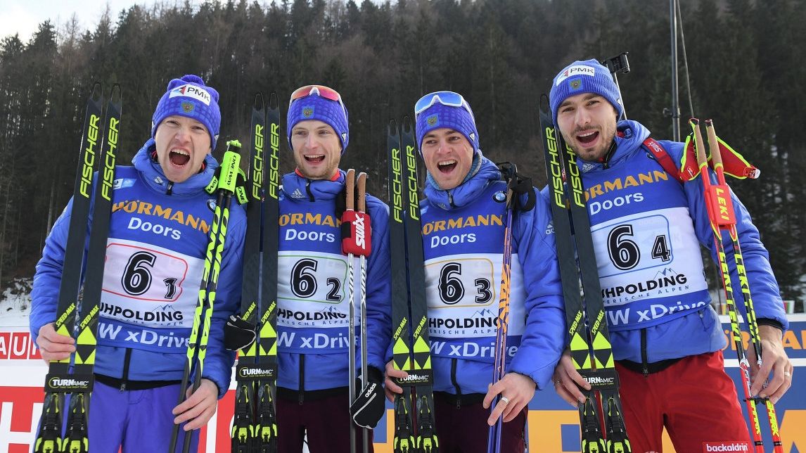 Биатлонисты ЦСКА выиграли «бронзу» в эстафете на этапе КМ в Рупольдинге