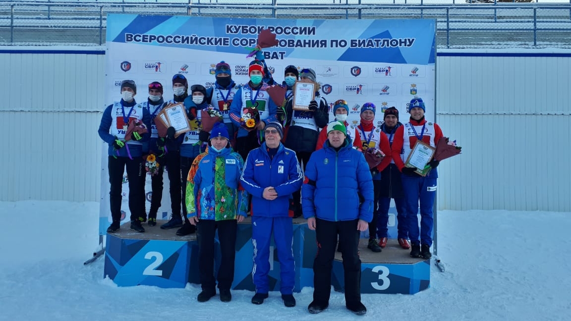 Армейские спортсмены из города на Неве - бронзовые призеры III этапа Кубка России по биатлону среди мужчин и юниоров