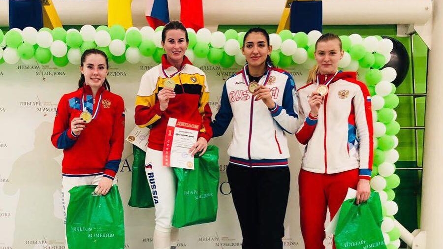 Олимпийская чемпионка Инна Дериглазова (ЦСКА) выиграла Всероссийские соревнования по фехтованию на рапирах