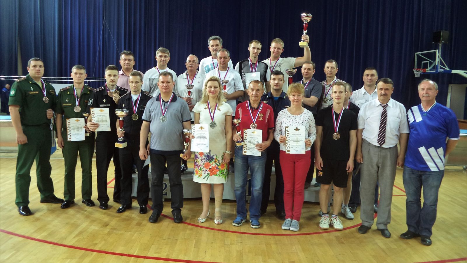 В СК «Игровой» прошли соревнования по настольному теннису в рамках Спартакиады ЦОВУ МО РФ