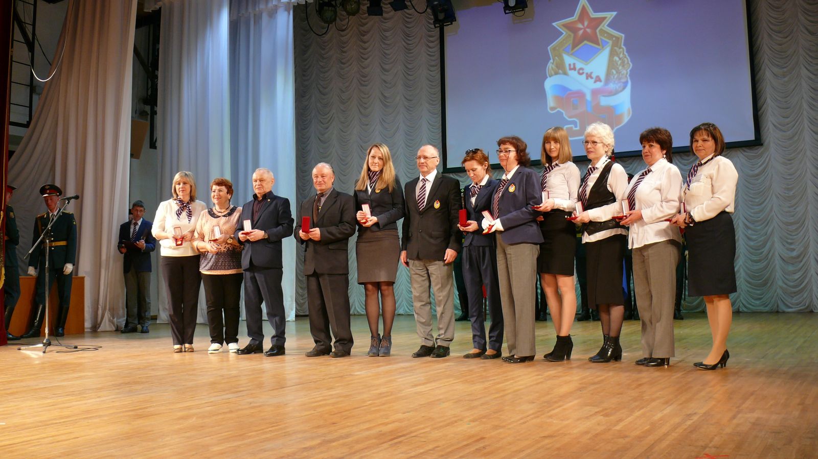 В филиале СКА г. Хабаровск прошло торжественное собрание в честь 95-й годовщины ЦСКА