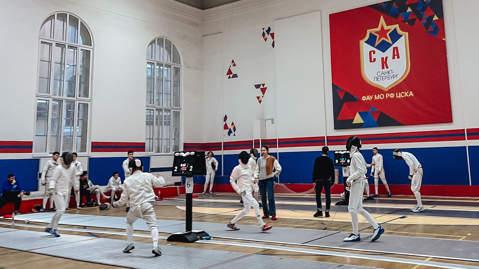 На базе СК (ул. Инженерная) филиала ЦСКА г. Санкт-Петербург стартовали Всероссийские соревнования по фехтованию