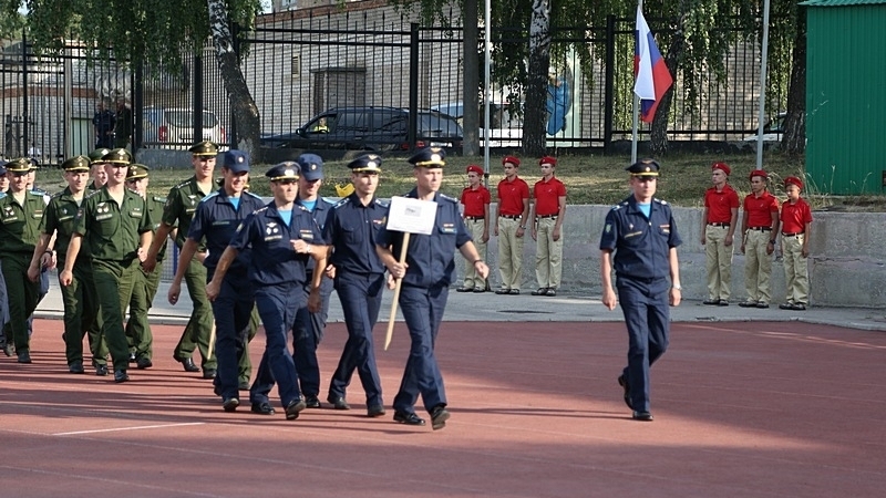 Офицеры Военно-космических сил были на высоте
