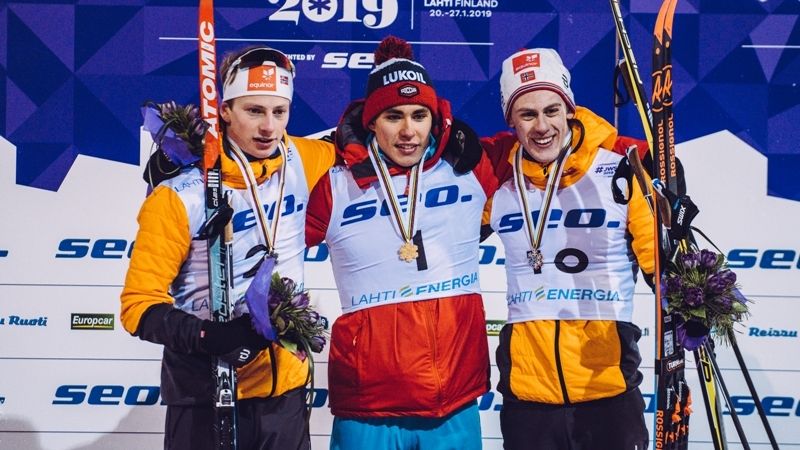 Александр Терентьев (ЦСКА) завоевал «золото» юниорского чемпионата мира по лыжным видам спорта