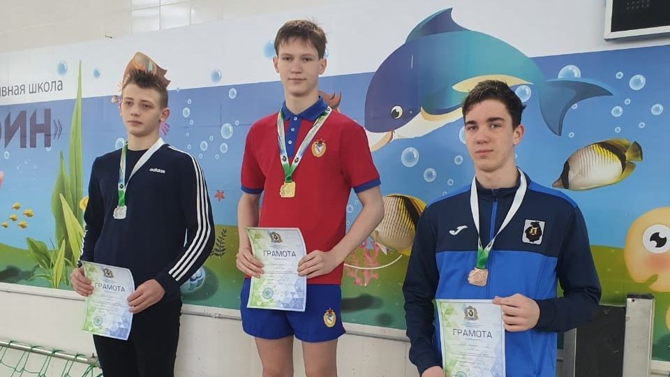 В первый день Первенства Хабаровского края по плаванию воспитанники СШ (ОРК) ЦСКА (г. Хабаровск) завоевали 4 медали