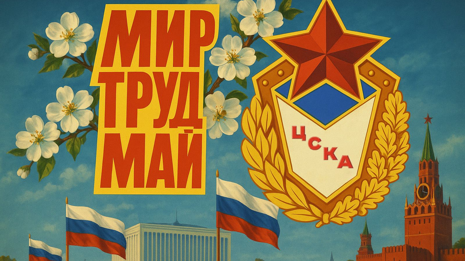С праздником Весны и Труда!